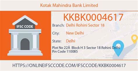 kotak mahindra bank noida sector 18 ifsc code